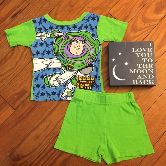Disney Other - Disney's Toy Story Buzz Lightyear Short Pajama Set
